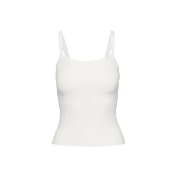 ARITZIA Golden BUTTER Tumbler Tank Camisole Women's Cold Foam White