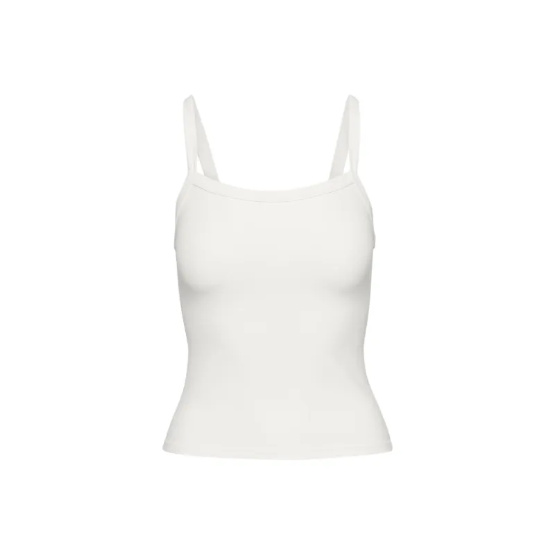 ARITZIA Golden BUTTER Tumbler Tank Camisole Women's Cold Foam White-0