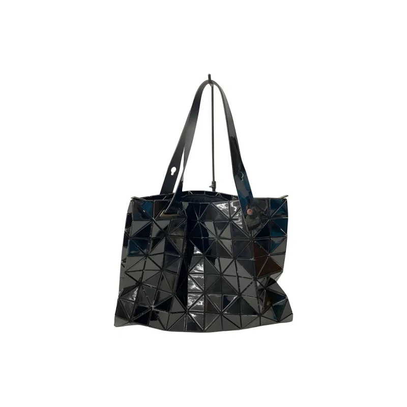 ISSEY MIYAKE Polyvinyl Chloride Resin Handbag Women's Black-1