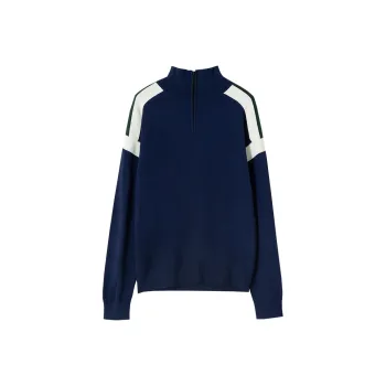 SOON FLOWER Spring And Autumn Knitwear Women's Royal Blue