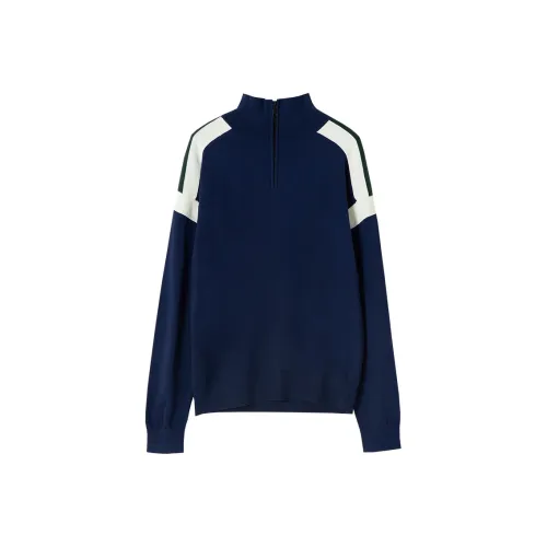 SOON FLOWER Spring And Autumn Knitwear Women's Royal Blue