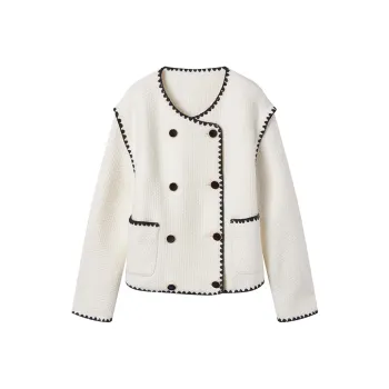 DIALOGUE Down Jacket Women's Cream White