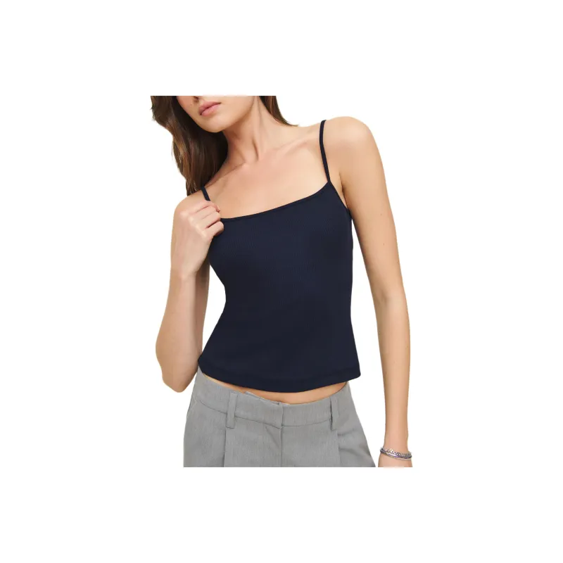 REFORMATION Avi Tank Camisole Women's Midnight Blue-0