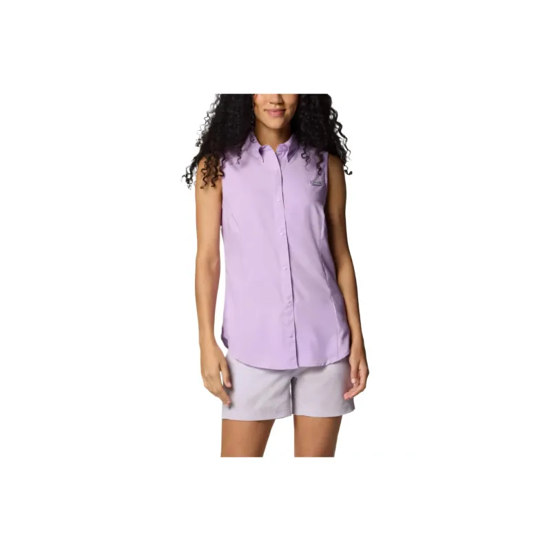 Columbia PFG Tamiami Shirt Women's Purple-0