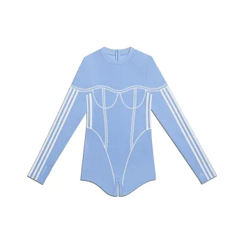 Adidas Ivy Park Terry Romper Light Blue