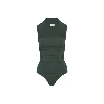 ARITZIA Aritzia Contour Flourish Bodysuit Bodysuits Women's Scarab/Scarab Beetle Color