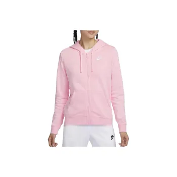 Nike Sportswear Club Fleece Women's Full Zip Hoodie Pink
