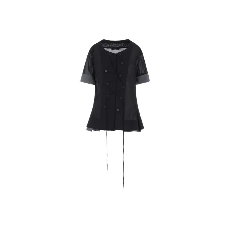 Yohji Yamamoto LIMI Feu FW24 Shirt Women's Black-0