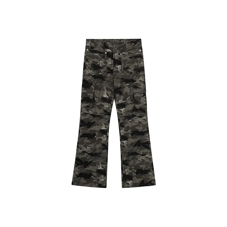 A Chock Cargo Pants Unisex Camouflage-0
