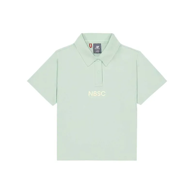New Balance Polo Shirt Women's Mint Green-0