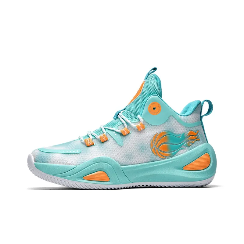 QIUTEXIONG Shock Absorbers With Slip Resistant And Abrasion Resistant Properties Mid Top Basketball Shoes Unisex-10