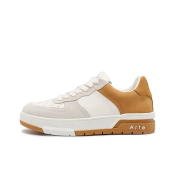 Arte In Acti Cushioning Abrasion Resistant Breathable Low Top Skateboard Shoes Unisex Ginger Yellow