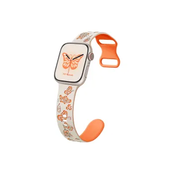 SOUTU Watch Band Apple Compatibility 38/40/41MM / 42/44/45/49MM Silicone Material