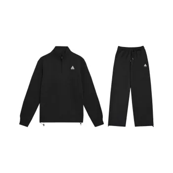 JIANWANG Casual Sportswear Unisex Black