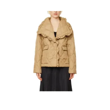 GANNI Jackets Coats Women's Brown