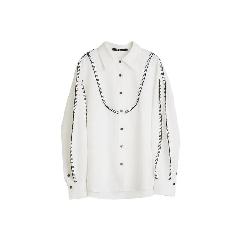 ELLE Shirts Women's White-0