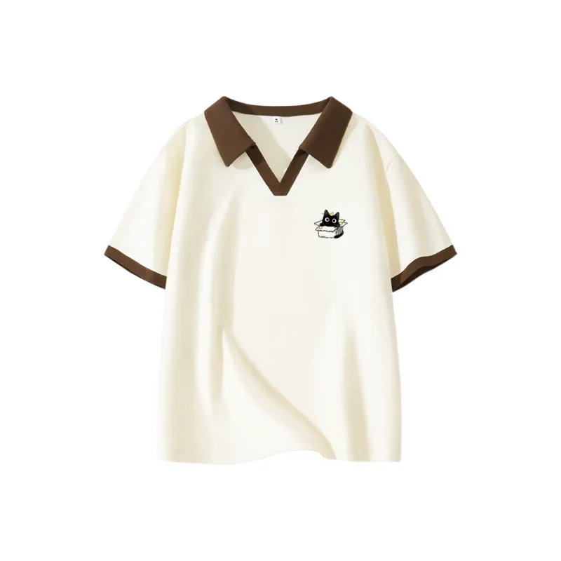Cotton Polo Shirts Women's-0