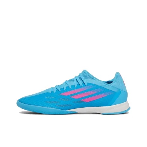 Adidas X Speedflow.3 IC/IN Anti Slip Wear Resistant Soccer Shoes Unisex Blue