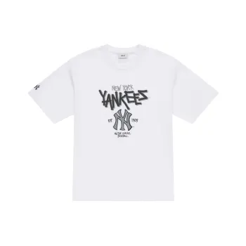 MLB New York Yankees Basic Collection SS25 T Shirt Unisex White