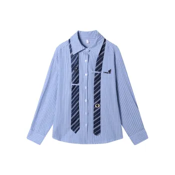 SLEEP AT 11 Shirts Women's Blue