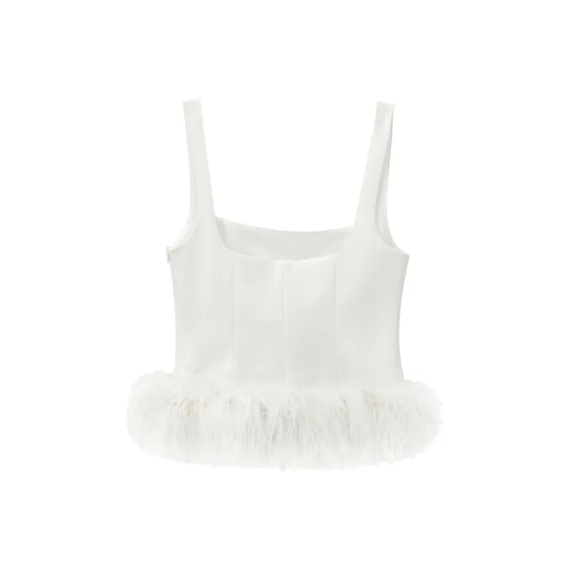 ONE SHALLOW Tank Top Women's White-0