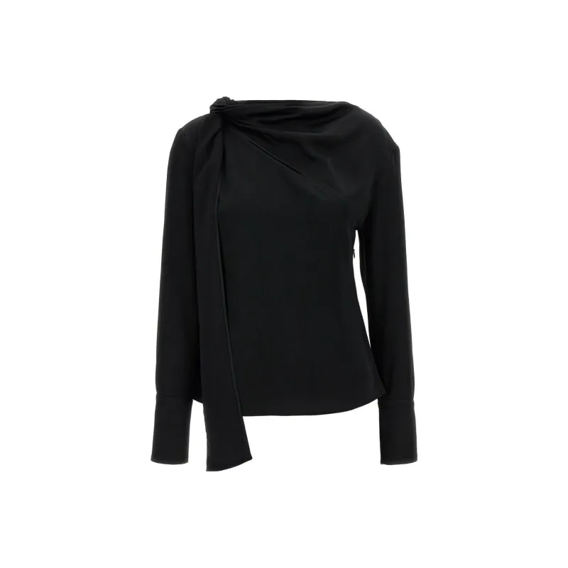 Givenchy Bow Draped Top-0