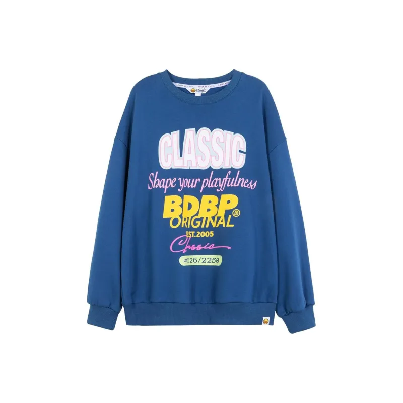 B.Duck Sweatshirt Women's Dark Blue-0