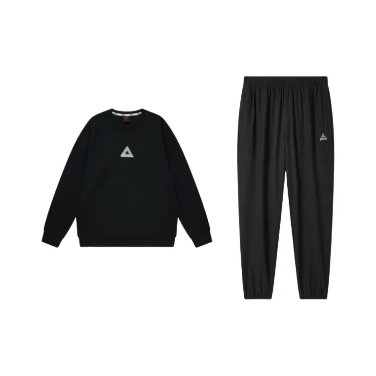 PEAK Casual Sportswear Men's Black-0
