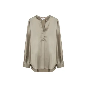 VINCE Silk V neck Blouse