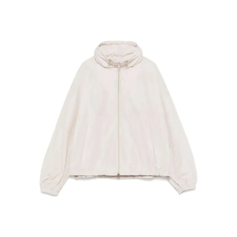 HERNO Drawstring Zip Up Jacket-0