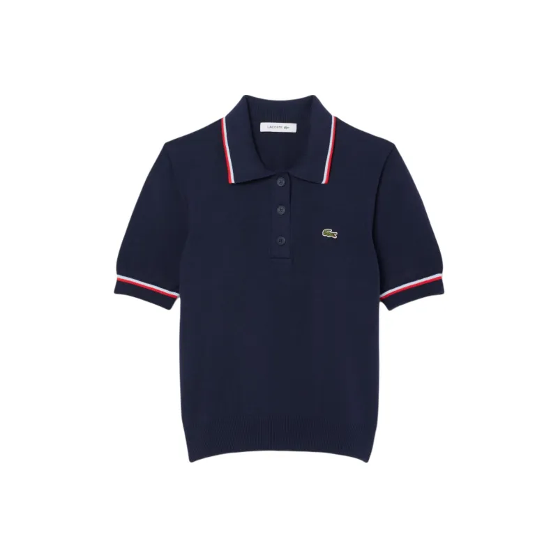 LACOSTE Polo Shirt Women's Marine Blue-0