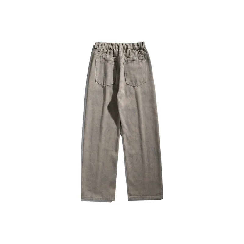 FCB ARCELONA Casual Pants Unisex Khaki Gray-1