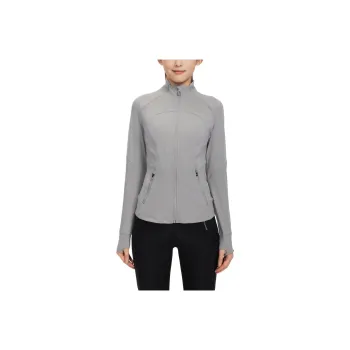 DECATHLON DOMYOS Jacket Women's Light Gray