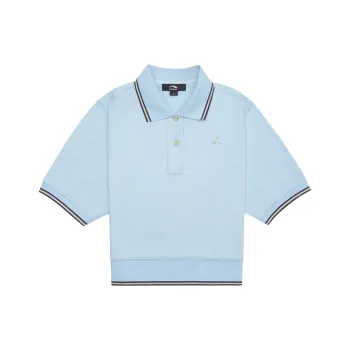 LI-NING 1990 Polo Shirt Women's Light Belly Blue