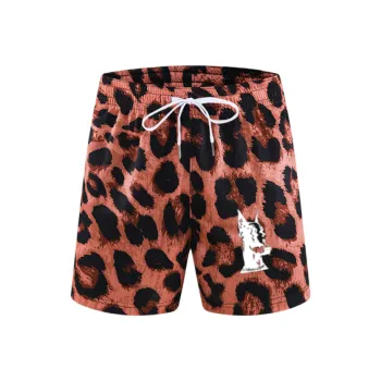 AMBER LIGHT Sports Shorts Unisex Leopard Print