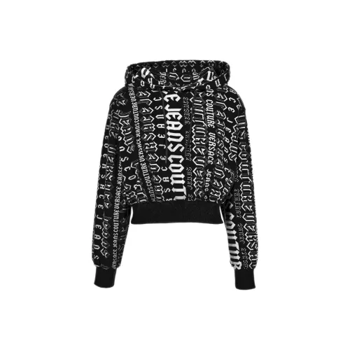 VERSACE JEANS COUTURE Logo print Cotton Hoodie