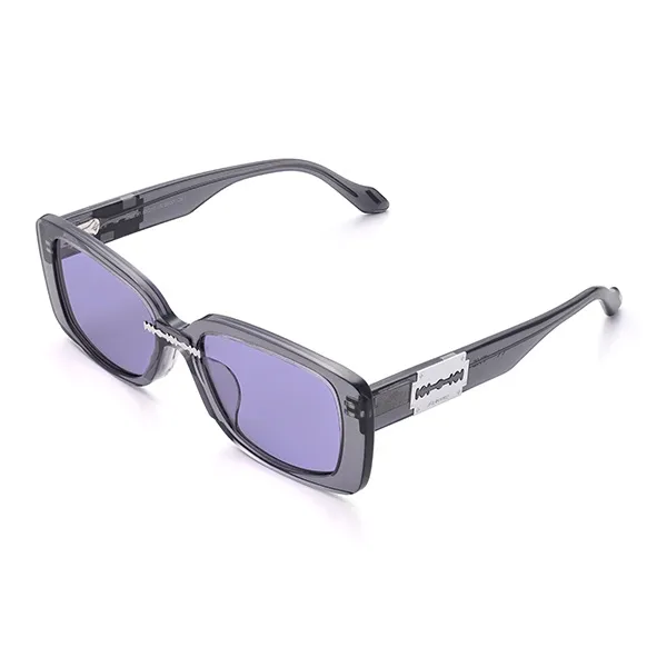 THE OWNER Plate Frame Rectangular Sunglasses Unisex-11