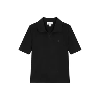 CALVIN KLEIN Polo Shirt Women's Black