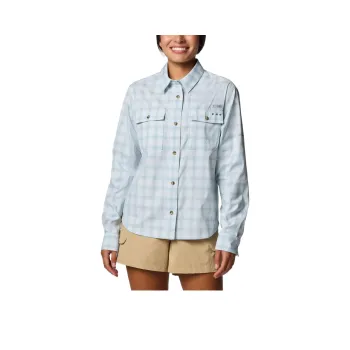Columbia PFG Wild Cast™ Performance Shirt Women's Fragmented Blue