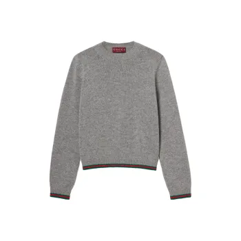 GUCCI Striped Hem Knit Sweater