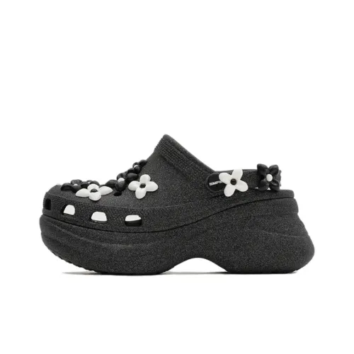 SMFK x Crocs Baby Whale Clogs Women's Black