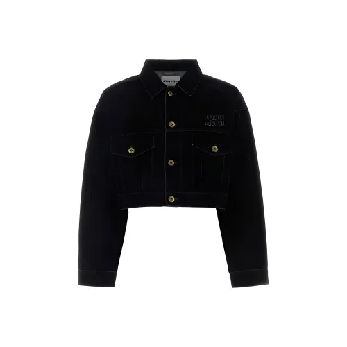 MIU MIU stepping Coats Women's Black