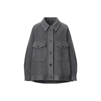 UNIQLO X Clare Waight Keller Co branded Collection Jackets Coats Women's Lead Gray