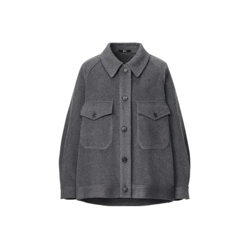 UNIQLO X Clare Waight Keller Co branded Collection Jackets Coats Women's Lead Gray