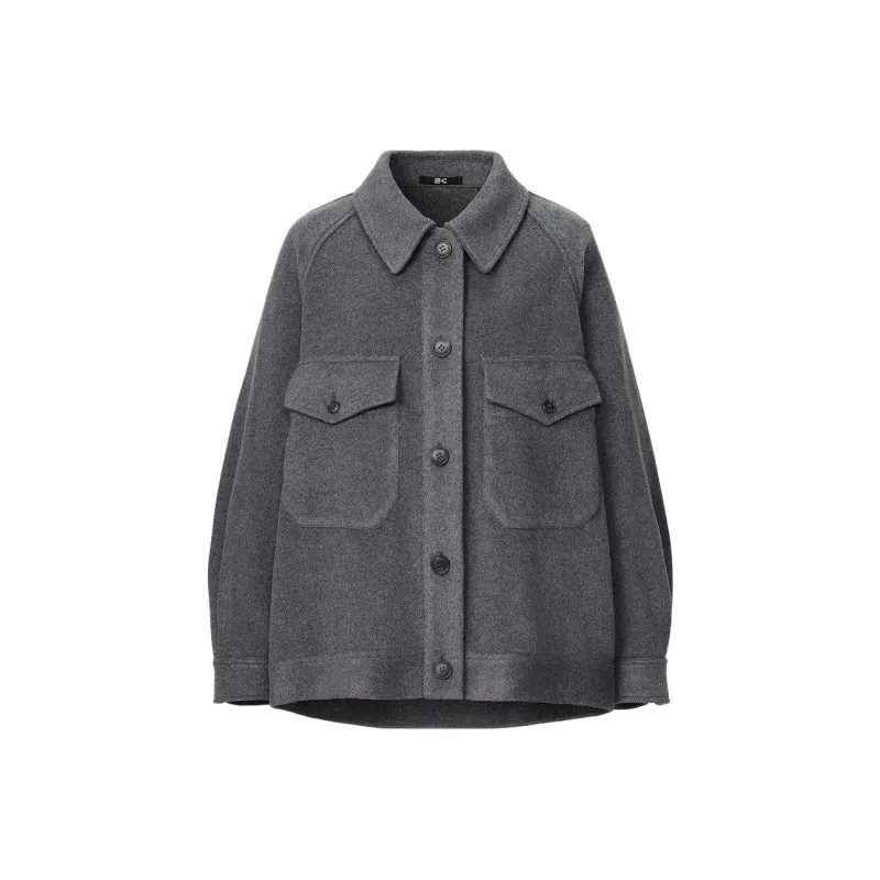 UNIQLO X Clare Waight Keller Co branded Collection Jackets Coats Women's Lead Gray-0