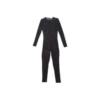 Fleur Du Mal Flocked Leopard-print Catsuit