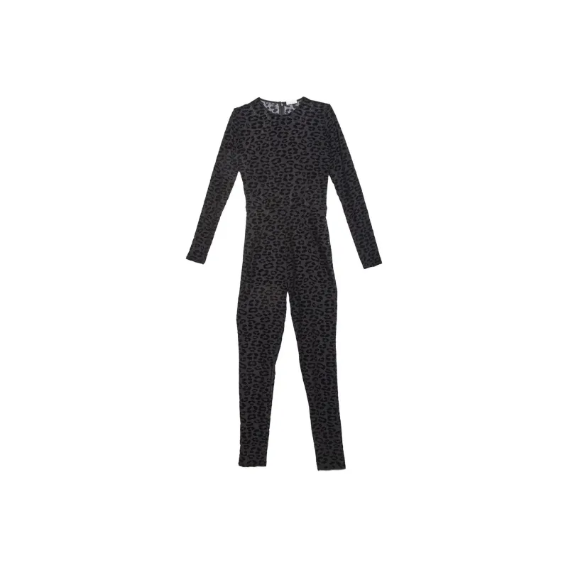 Fleur Du Mal Flocked Leopard-print Catsuit-0