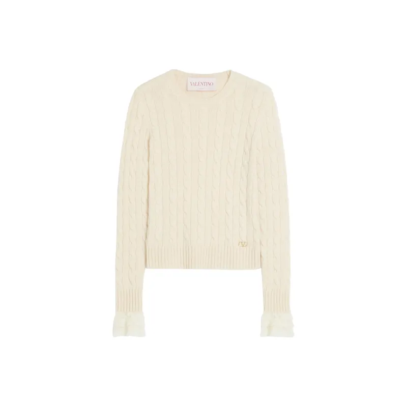 Valentino Crewneck Long Sleeved Jumper-0