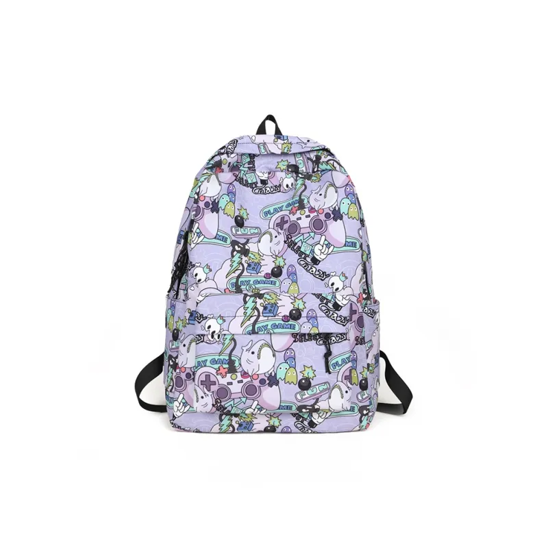 SUN EARTH &U Nylon Backpack Unisex Multicolor-2