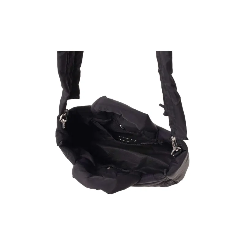 Beams Heart Nylon One Shoulder Handbag Women's Black-4